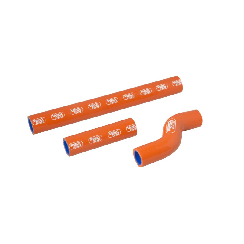 Kit durites radiateur silicone Samco Sport orange - KTM EXC 250 et KTM EXC 300