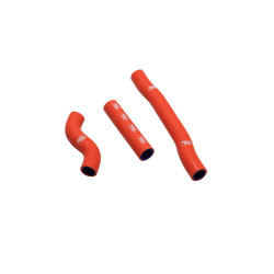 Kit durites radiateur silicone Samco Sport orange - KTM SX 250