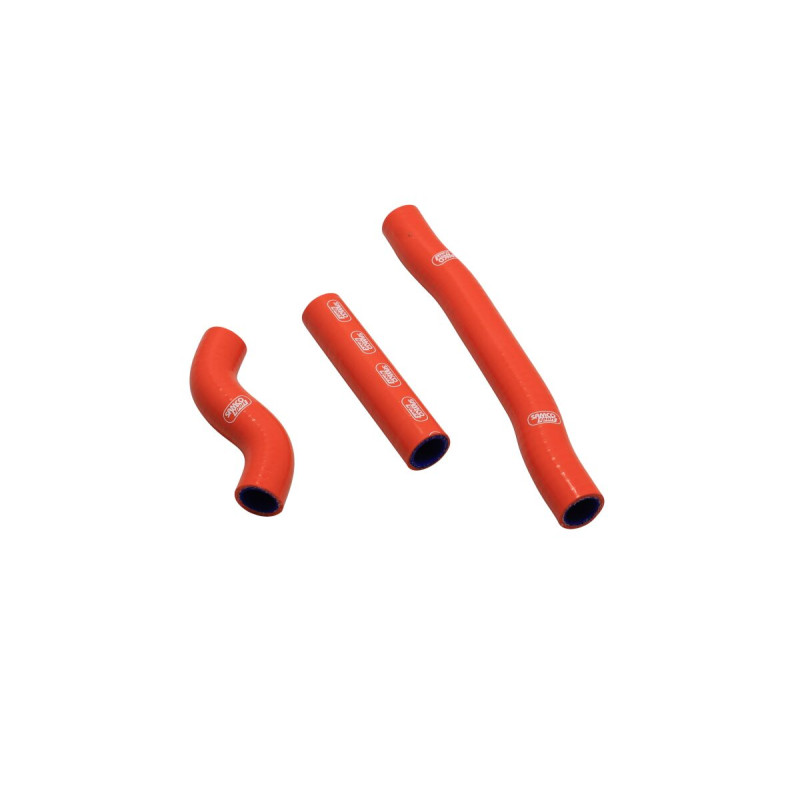 Kit durites radiateur silicone Samco Sport orange - KTM SX 250
