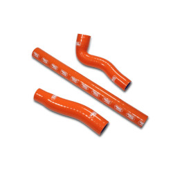 Kit durites radiateur silicone Samco Sport orange - KTM SX 125 et KTM SX 150