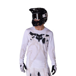 Maillot Fox Flexair Diffuse Blanc Edition Spéciale | Maillot VTT Fox Diffuse