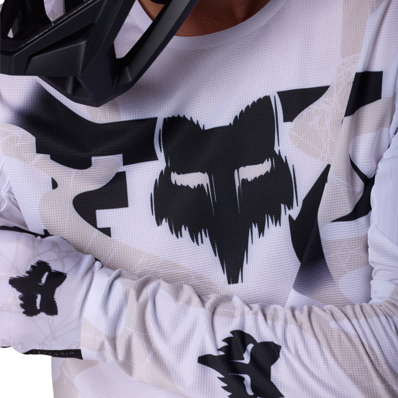 Maillot Fox Flexair Diffuse Blanc Edition Spéciale | Maillot VTT Fox Diffuse