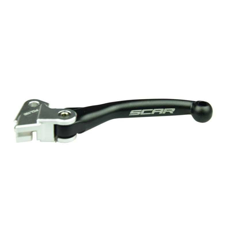 Levier d'embrayage pivotant SCAR - Flex noir aluminium - Yamaha YZ 125