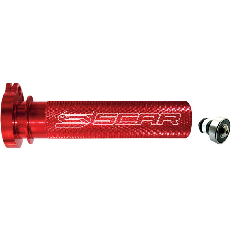 Poignée accélérateur SCAR Racing TT200 avec roulement rouge - Honda CRF 250 R