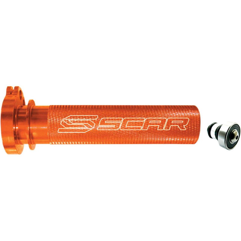 Poignée accélérateur SCAR Racing TT500 avec roulement orange - KTM EXC-F 250