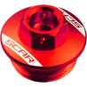Bouchon remplissage huile SCAR Racing rouge OFP100R - Honda CR 250 R