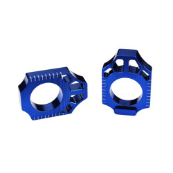 Bloc axe bleu anodisé SCAR pour roue moto - Yamaha YZ 250 F et Yamaha YZ 450 F