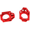 Bloc axe rouge anodisé SCAR pour roue moto - KTM EXC 125, KTM EXC 250 et KTM EXC 250 TBI