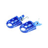 Repose-pieds EVO SCAR Racing bleu - accessoire motocross français - Yamaha YZ 250 F