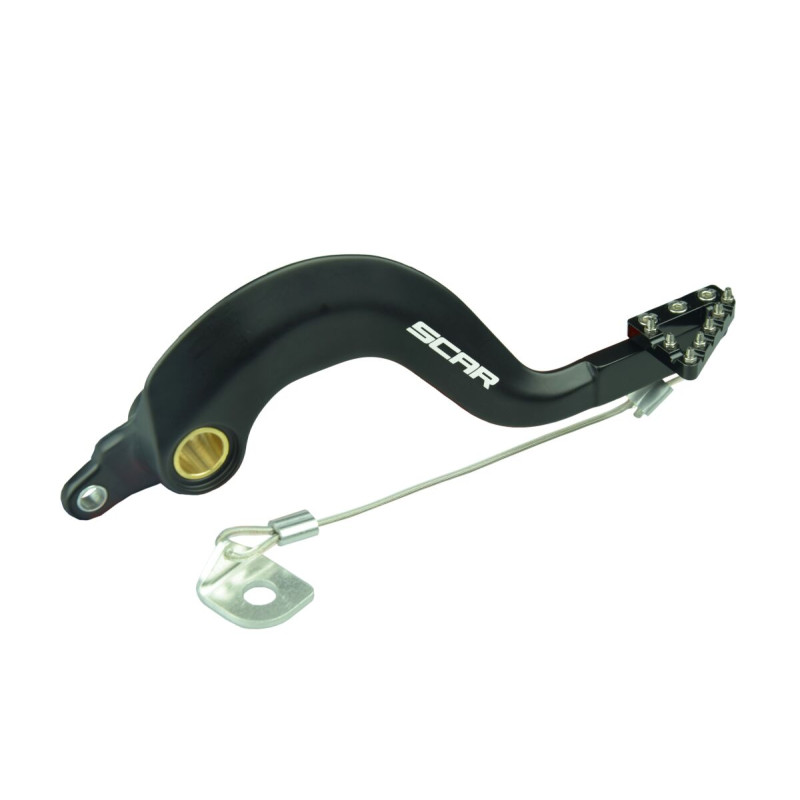 Pédale de frein SCAR Racing RBP101BK noire - Yamaha YZ 125, Yamaha YZ 125 X et Yamaha YZ 250