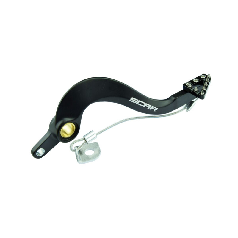 Pédale de frein SCAR Racing RBP103BK noire - Yamaha YZ 250 F, Yamaha YZ 450 F et Yamaha YZ 450 FX