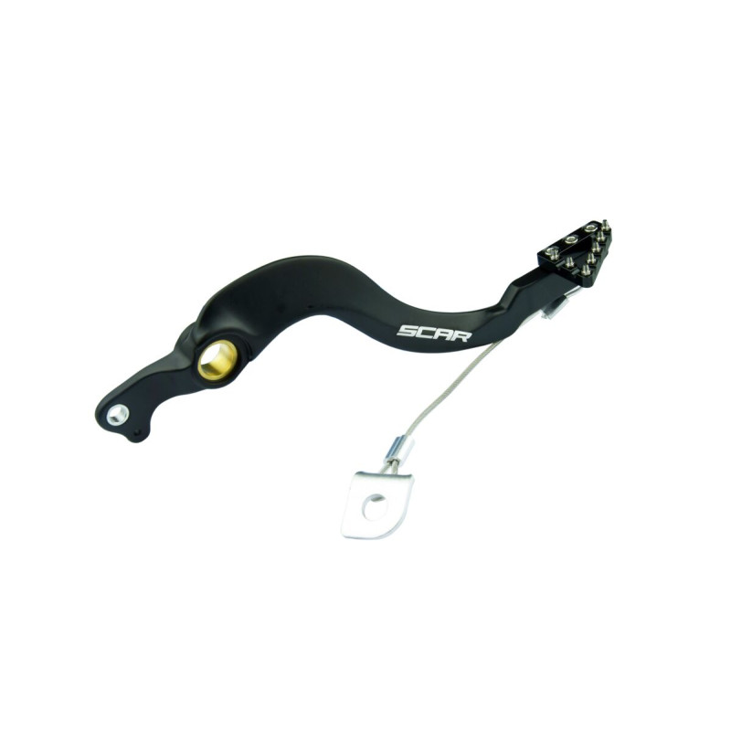 Pédale de frein SCAR Racing RBP203BK noire - Honda CRF 250 R, Honda CRF 250 RX et Honda CRF 450 R