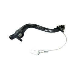Pédale de frein SCAR Racing RBP506BK noire - KTM EXC 250 TBI, KTM EXC 300 TBI et KTM EXC-F 250
