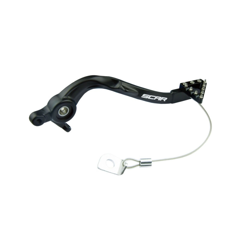 Pédale de frein SCAR Racing RBP506BK noire - KTM EXC 250 TBI, KTM EXC 300 TBI et KTM EXC-F 250