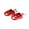 Repose-pieds Evo SCAR Racing S3515R rouge - Honda CR 250 R, Honda CRF 250 et Honda CRF 250 L