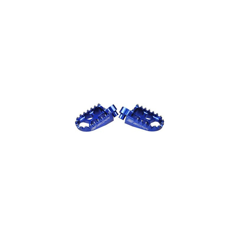 Repose-pieds Evo SCAR Racing S5510B bleu - KTM EXC 250, KTM EXC 300 et KTM EXC-F 250