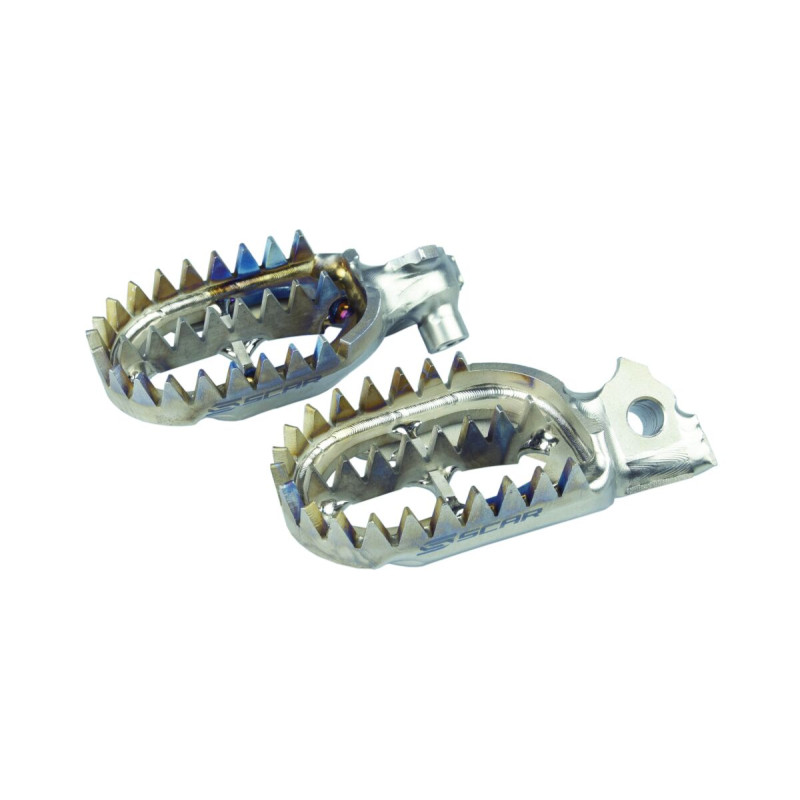 Repose-pieds titane SCAR Racing S1516 - Yamaha YZ 125, Yamaha YZ 125 X et Yamaha YZ 250