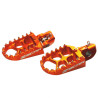 Repose-pieds Evolution SCAR Racing – Aluminium aérospatial - KTM EXC 250