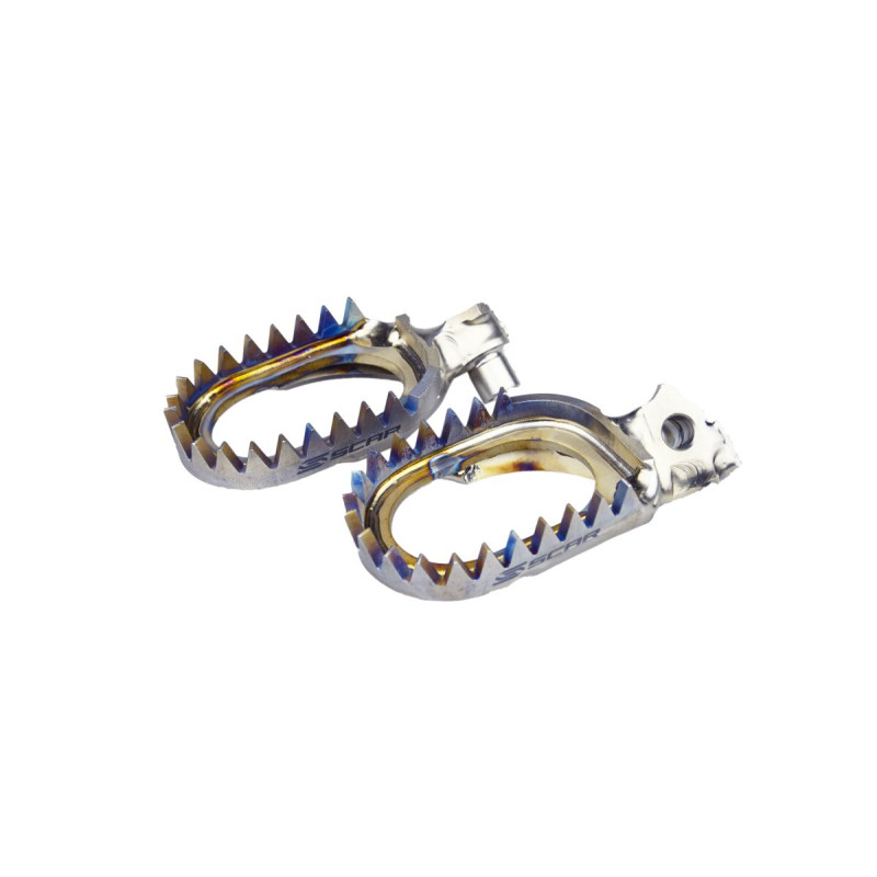 Repose-pieds titane anti-mud SCAR Racing - Yamaha YZ 125, Yamaha YZ 125 X et Yamaha YZ 250