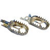 Repose-pieds titane anti-mud SCAR Racing - Honda CR 250 R, Honda CRF 250 et Honda CRF 250 L
