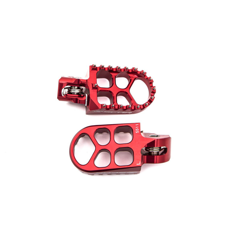 Repose-pieds Evolution SCAR Racing – Aluminium aérospatial - KTM EXC 250
