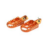 Repose-pieds Evolution SCAR Racing – Aluminium aérospatial - KTM EXC 250 TBI