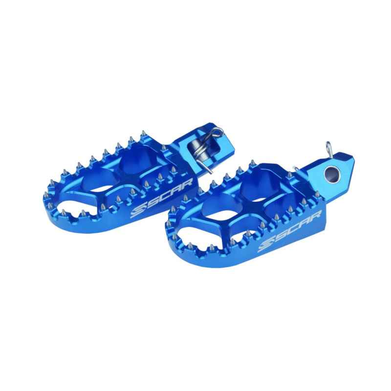 Repose-pieds Evolution SCAR Racing – Aluminium aérospatial - KTM EXC 250 TBI