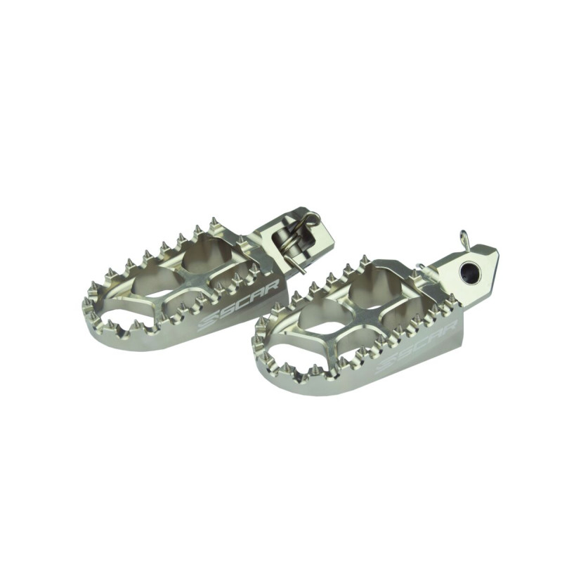 Repose-pieds Evolution SCAR Racing – Aluminium aérospatial - KTM EXC 250 TBI
