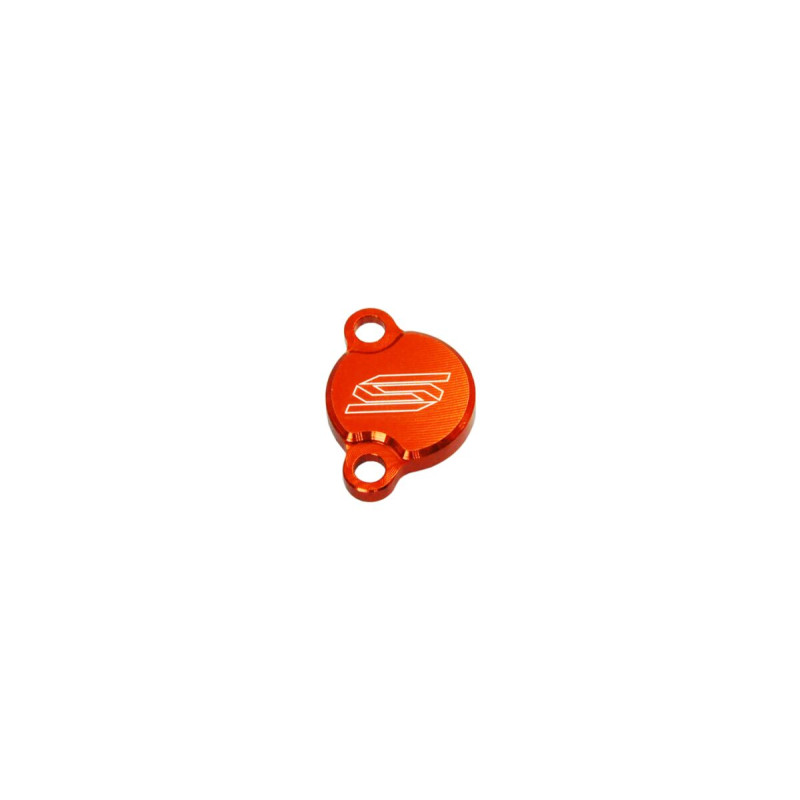 Couvercle réservoir arrière orange SCAR Racing – Billet alu - KTM SX 50