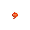 Couvercle réservoir arrière orange SCAR Racing – Billet alu - KTM SX 50