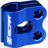 Collier durites frein SCAR Racing BLC100B bleu anodisé - Honda CR 250 R