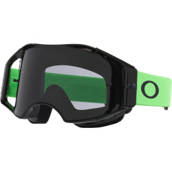 Masque Cross OAKLEY Airbrake Lite Moto Green écran Gris Foncé