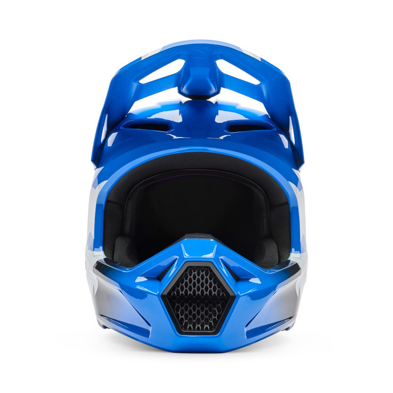 Casque Enfant Fox V1 SHIELD Bleu 2026 | Casque motocross Enfant Fox V1