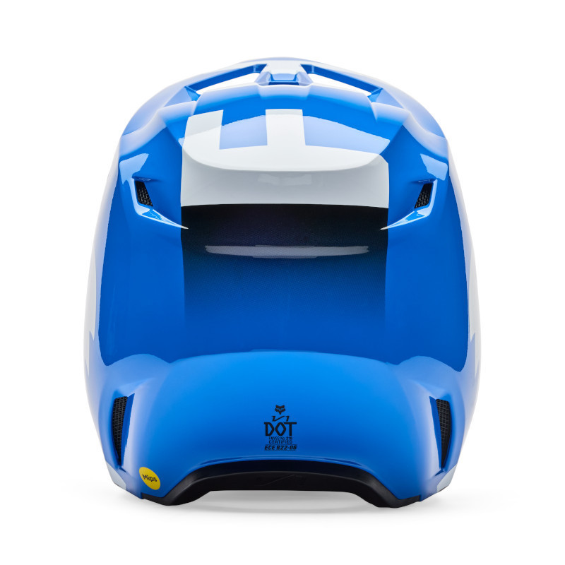 Casque Enfant Fox V1 SHIELD Bleu 2026 | Casque motocross Enfant Fox V1