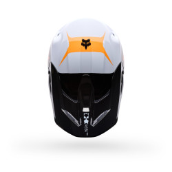 Casque Motocross Enfant Fox V1 NOBLE Noir Blanc | Casque Fox V1 Enfant