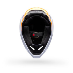 Casque Motocross Enfant Fox V1 NOBLE Noir Blanc | Casque Fox V1 Enfant