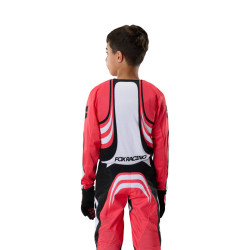 Maillot Fox Enfant 180 DRAFT Blanc 2027 | Maillot motocross Fox Enfant