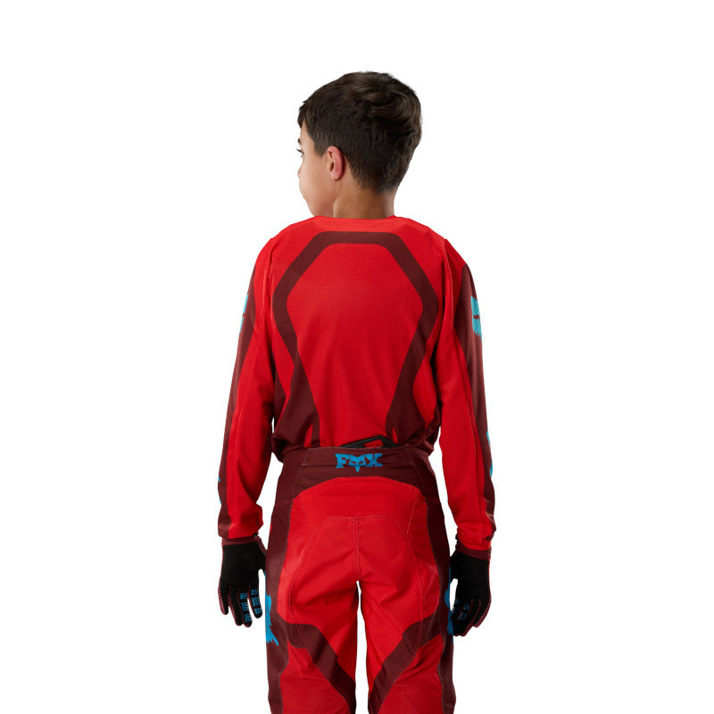 Maillot Fox Enfant 180 RAID Rouge 2027 | Maillot Motocross Fox Junior