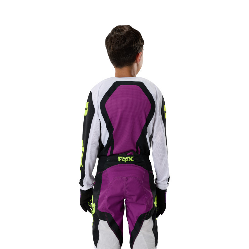 Maillot Fox Enfant 180 RAID Violet 2027 | Maillot Motocross Enfant violet