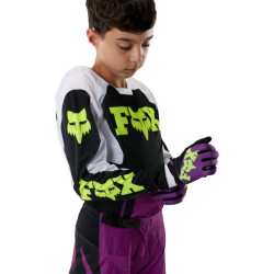 Maillot Fox Enfant 180 RAID Violet 2027 | Maillot Motocross Enfant violet
