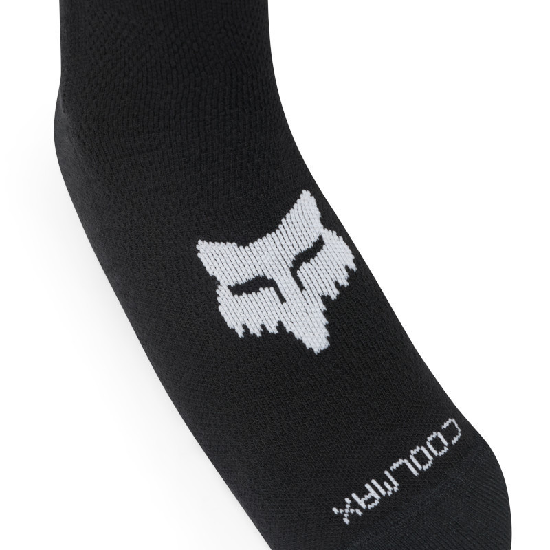 Chaussettes longues cross Fox Flexair Noir 2027 | Jambière motocross FOX
