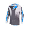 Maillot Cross Alpinestars Fluid DRAG Gris Clair Ucla Bleu 2027