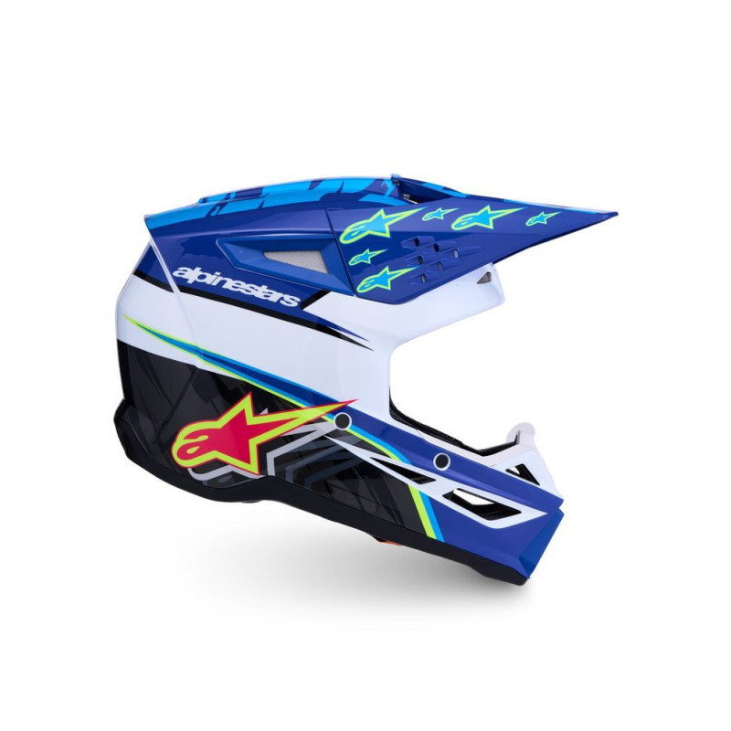 Casque Alpinestars SM3 FALCON Bleu | Casque Motocross Alpinestar SM3 FALCON