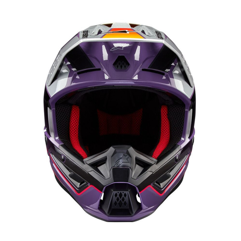 Casque Alpinestars S-M5 SAIL Violet Noir Argent | Casque Alpinestar S-M5 2027