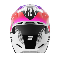 Casque Cross SHOT FURIOUS ZEBRA Rose 2027 | Casque Motocross Shot 2027