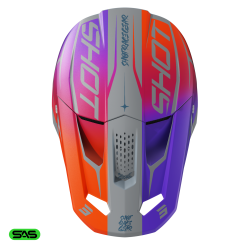 Casque SHOT SPEED SIDE Violet 2027 | Casque Motocross SHOT SPEED 2027