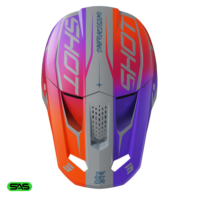 Casque SHOT SPEED SIDE Violet 2027 | Casque Motocross SHOT SPEED 2027