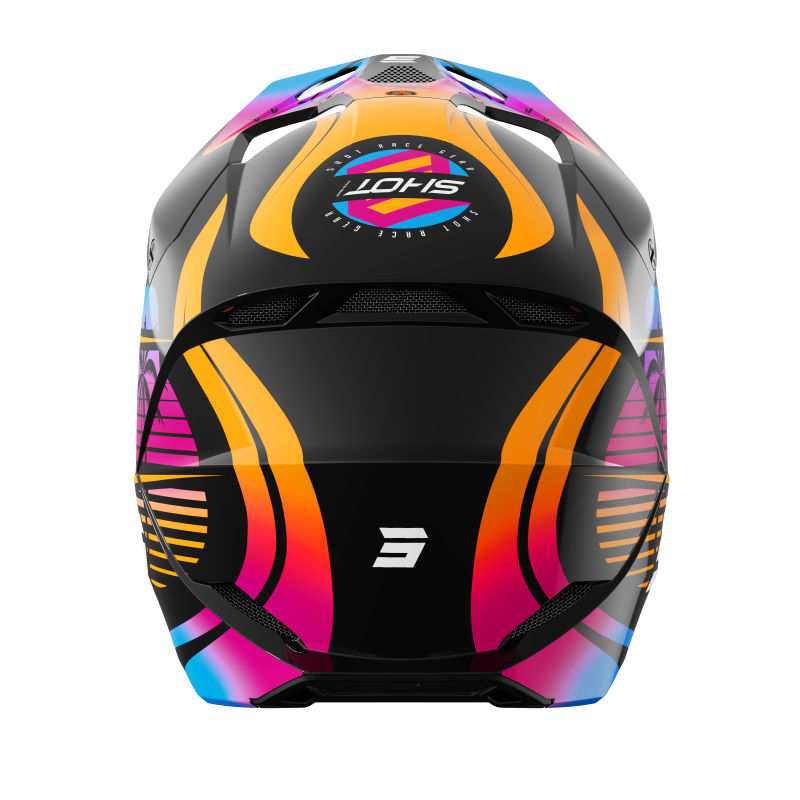 Casque SHOT ENFANT FURIOUS MIAMI Orange | Casque Motocross SHOT ENFANT