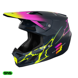 Casque Cross SHOT SPEED RAC Blue Pearly 2027