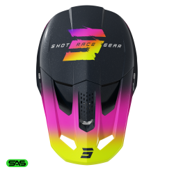 Casque Cross SHOT SPEED RAC Blue Pearly | Casque Shot motocross 2027
